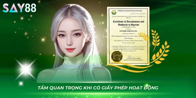 Tầm quan trọng của giấy phép hoạt động